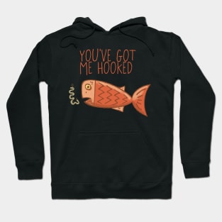 You've Got Me Hooked Red Fish Hoodie